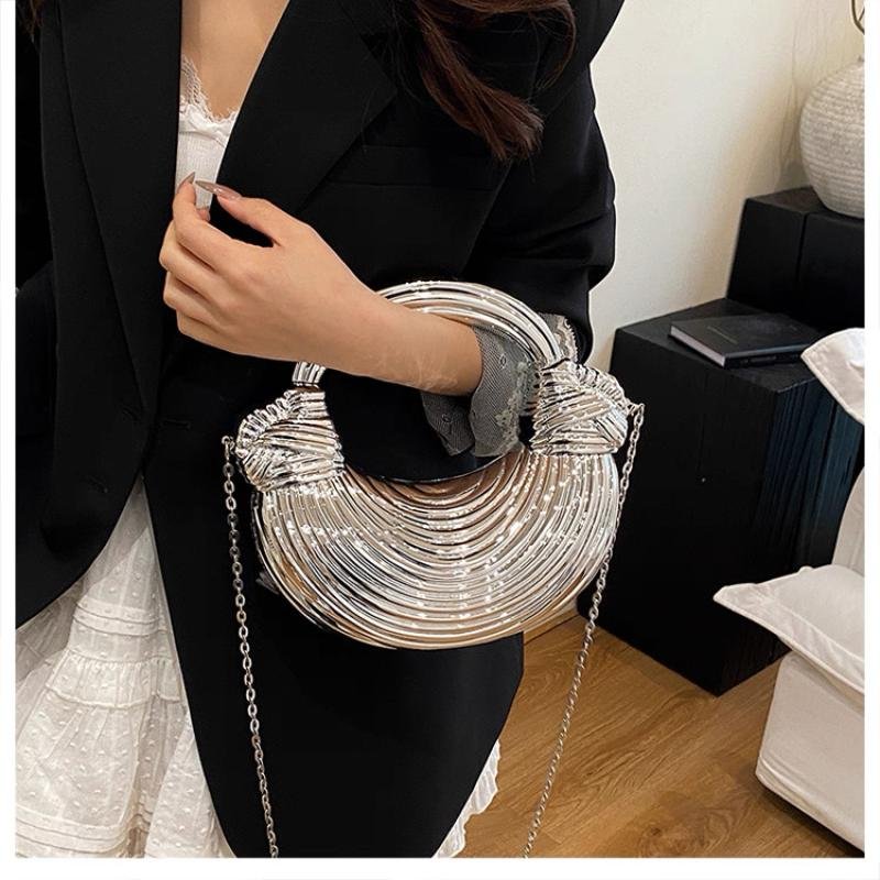 Women's Handbag, Shiny/With Chain, Shoulder/Crossbody