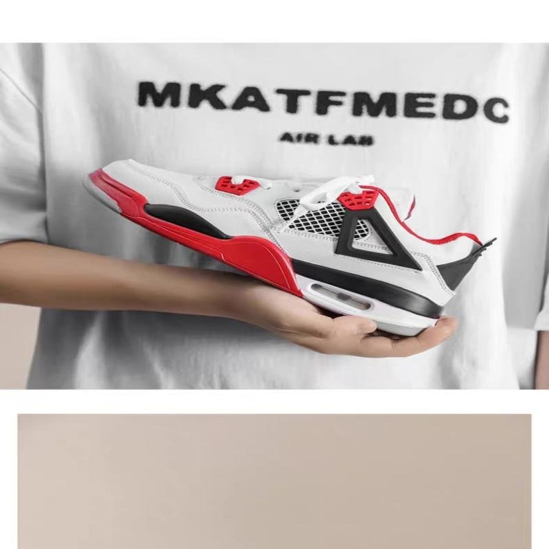 Putian Air-Cushion Shock-Absorbing Basketball Shoes for Men, Summer ins Dad-Style Trendy Shoes, 2023 New Practical Wear-Resistant Mid-Top Sneakers