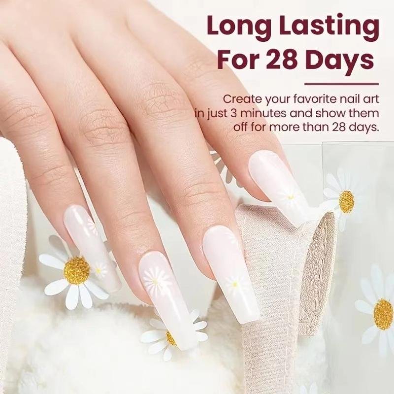 Cross-Border Solid Extension Gel, Hard Type, Non-Sticky, Styling Diy, No-Wash Shaping Extension Gel with Silicone Pen