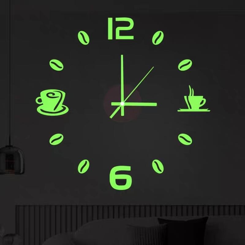 Modern Wall Clock, Ultra-Quiet Design, Simple and Creative, Suitable for Home Bedroom/Bedside