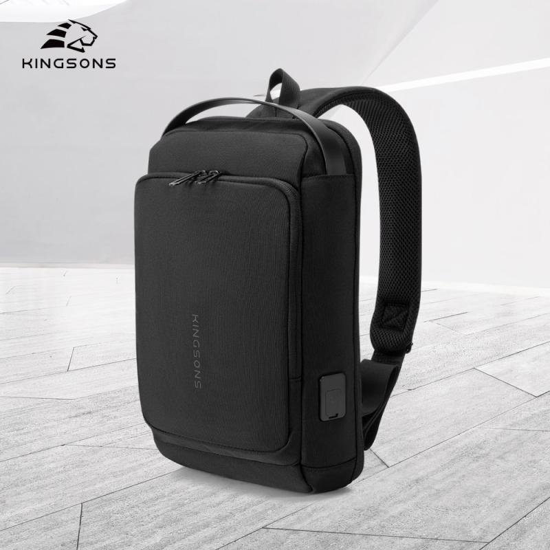 Kingsons Anti-Theft Backpack For Man Big Pocket Light Sling Bag With TSA Lock Ipad Laptop Bag