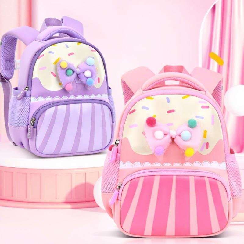 Factory Supplied School Fashion Waterproof Cartoon Zipper Custom Large Capacity Children's Backpack
