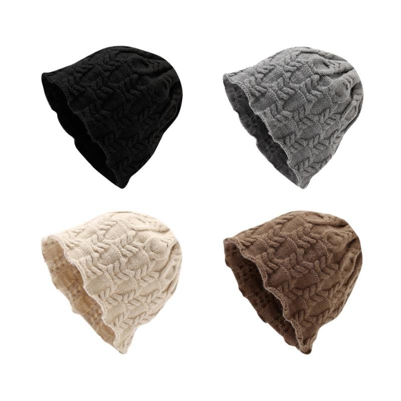 Fashionable Multicolor Character Knitted Beanies Warm Soft Texture Customizable Colors for Autumn Winter Daily Outdoor Wear