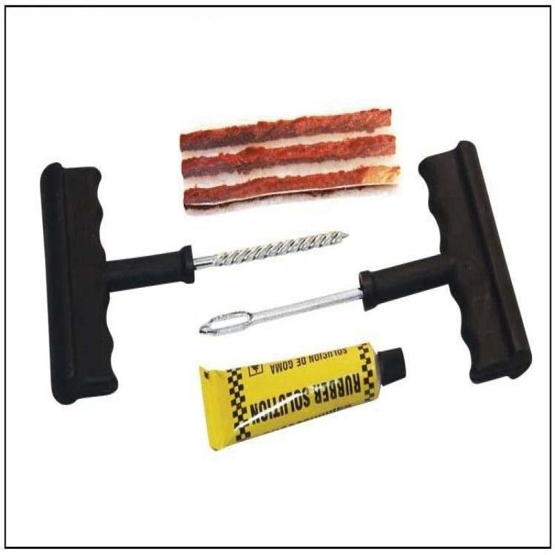 Car Motorcycle Electric Bicycle Tyre Puncture Repair Kit Reifen Reparature Set Tire Repair Tool Set Tubeless Tire Repair Kit