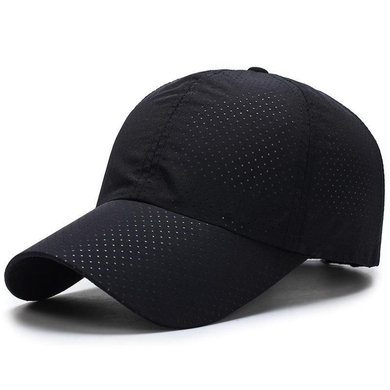 Men's Women's Spring Summer Twill Fabric Baseball Cap Solid Color Korean Edition Sunscreen Hat Sporty Mesh Breathable for Autumn