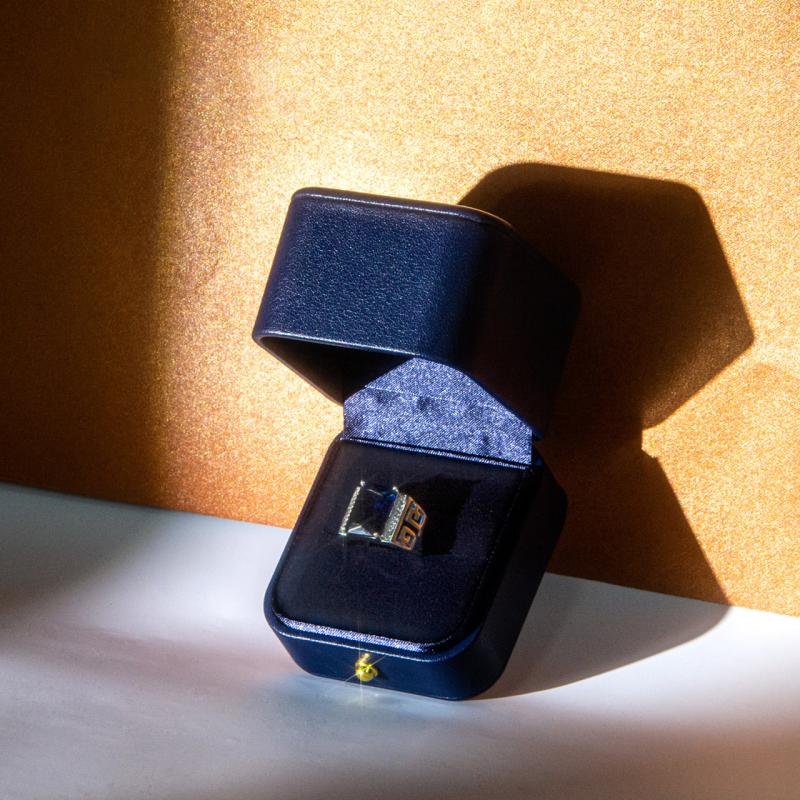 FORTE Leather Jewelry Packaging Wedding Ring Boxes Jewelry Boxes Luxury Bracelet Necklace PU Leather Jewelry Box