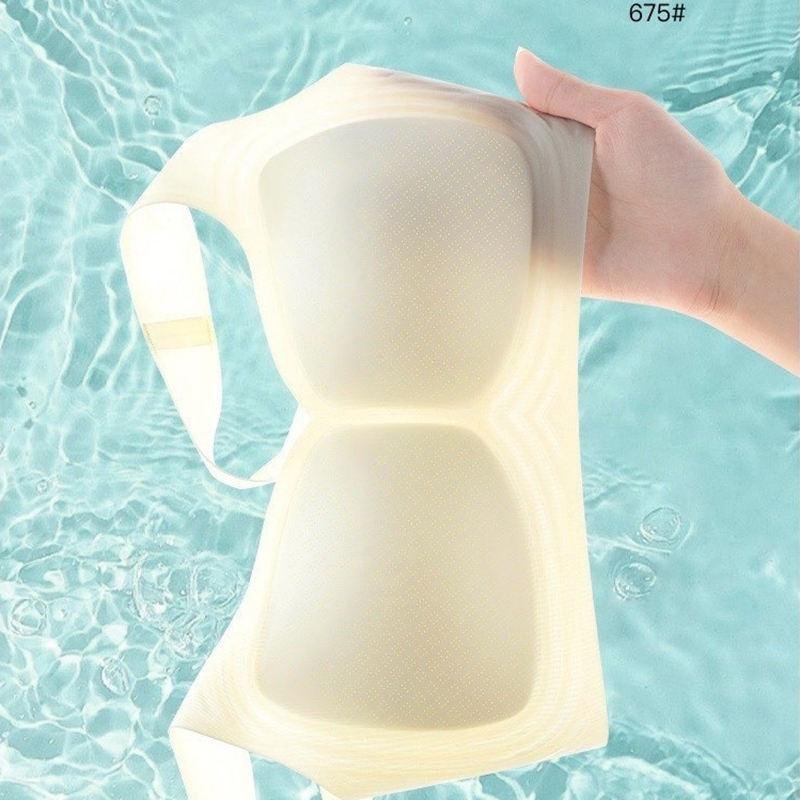 Custom Wireless Bra Jelly Glue Sports Bras With Wide Strap Breathable Hole Lightweight Fixed Cup Seamless Bra