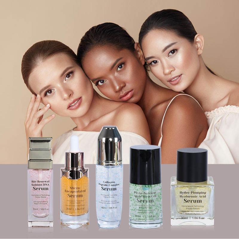Private Label Hyaluronic Acid Serum Skin Lightening Moisturize Ordinary Niacinamide Salmon Dna Face Serum