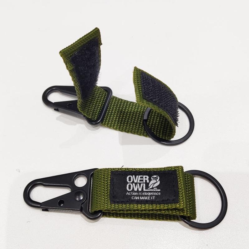 Custom Logo Advertising Lanyard Key Chain Polyester and Nylon Short Strap with Fashion Eagle Mouth Buckle