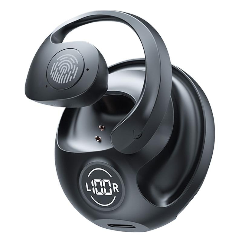 TSSD JR07 Waterproof Sport HI-FI Stereo Sound HD Voice Bluetooth V5.3 Headset Dual Open Ear Hook Wireless Earphones Headphones